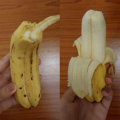 Found these twin bananas in one peel. : r/mildlyinteresting