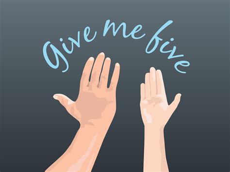 Give me five 2026986 Vector Art at Vecteezy