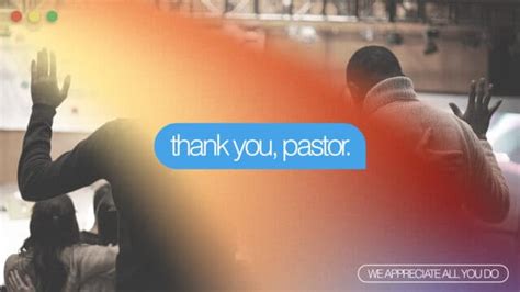 Thank You Pastor - Church Visuals