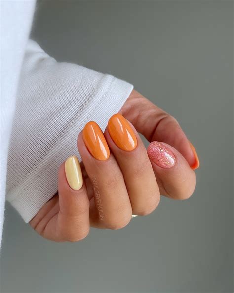 bright orange nail color 7
