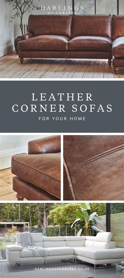 Leather Corner Sofas | Leather corner sofa, Modern leather sofa ...