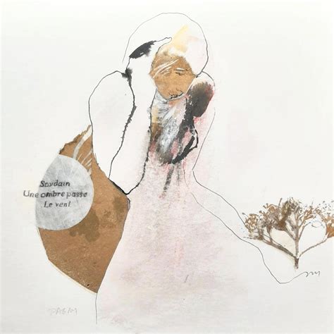Painting Soudain une ombre passe by Pagny Corine | Carré d'artistes
