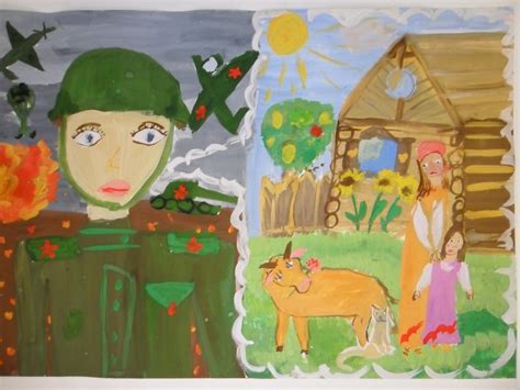Рисунки на День Защитника для детей