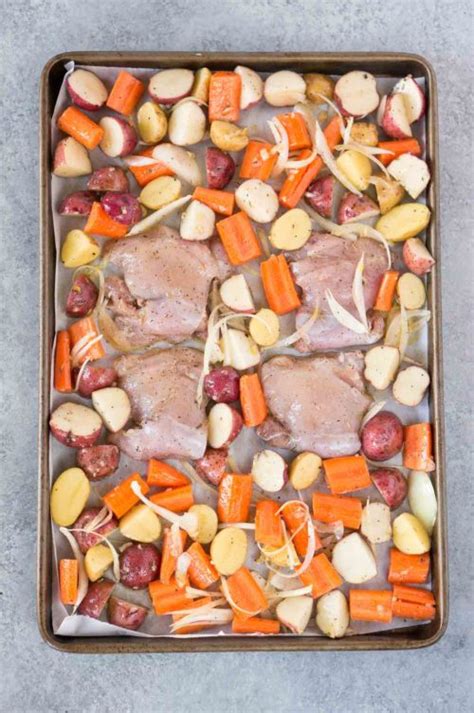 Baked Chicken and Potatoes - Delicious Meets Healthy