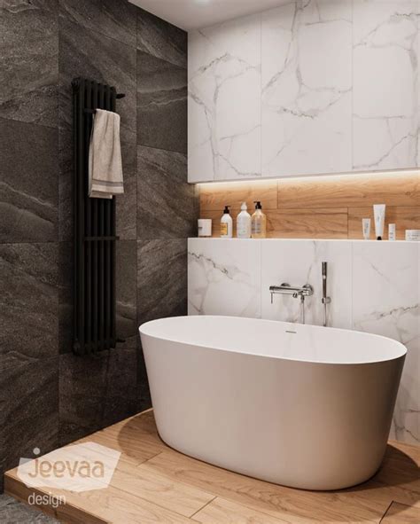Modern Bathroom Design with Wall Mounted Radiator