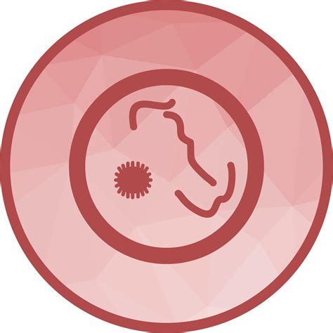 Magnified Bacteria Low Poly Background Icon 16669469 Vector Art at Vecteezy