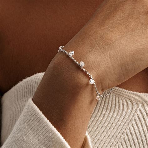 SILVERME Браслет серебро 925 женский с фианитами - купить с доставкой ...