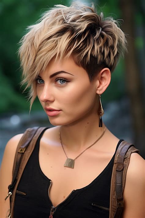 World of 60 Edgy short pixie cuts