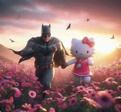 Batman E Hello Kitty - 75 ideas de Batman X Hello Kitty en 2025 | hello kitty, regalos de ...