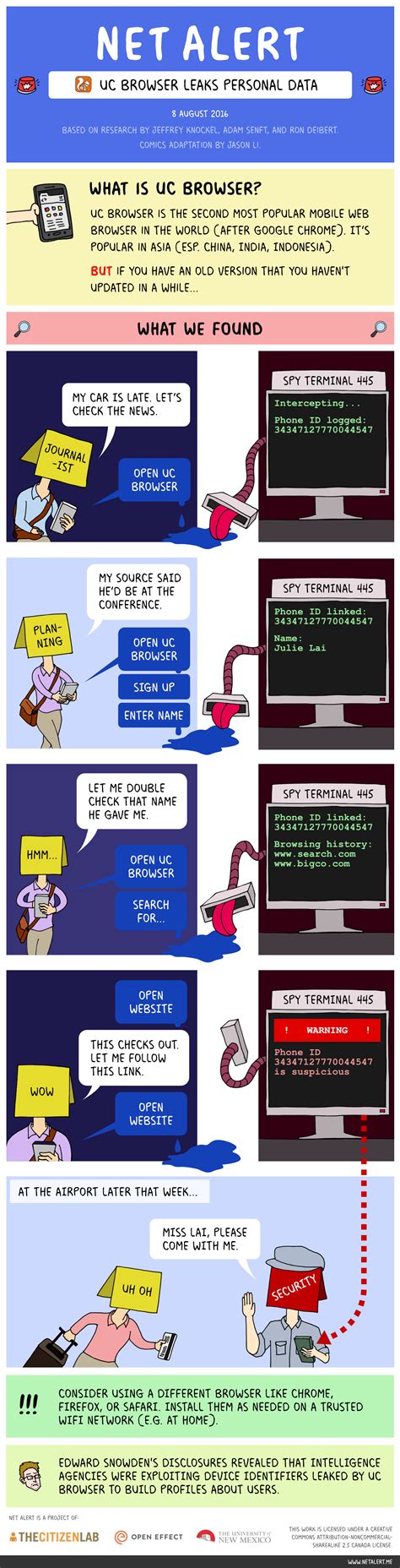 Net Alert | UC Browser Leaks Personal Data
