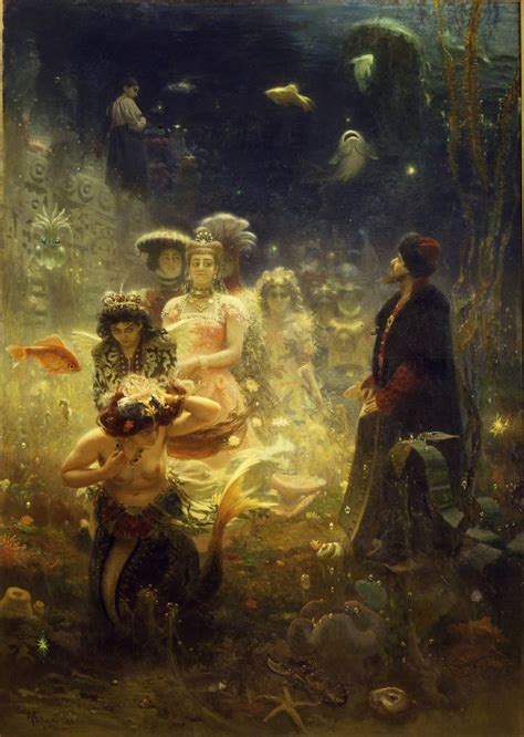 Ilya Yefimovich Repin, Sadko in the Underwater Kingdom (1876) | Arte ...