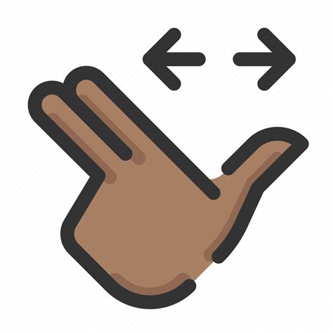 Expand, finger, gesture, hand, two icon - Download on Iconfinder