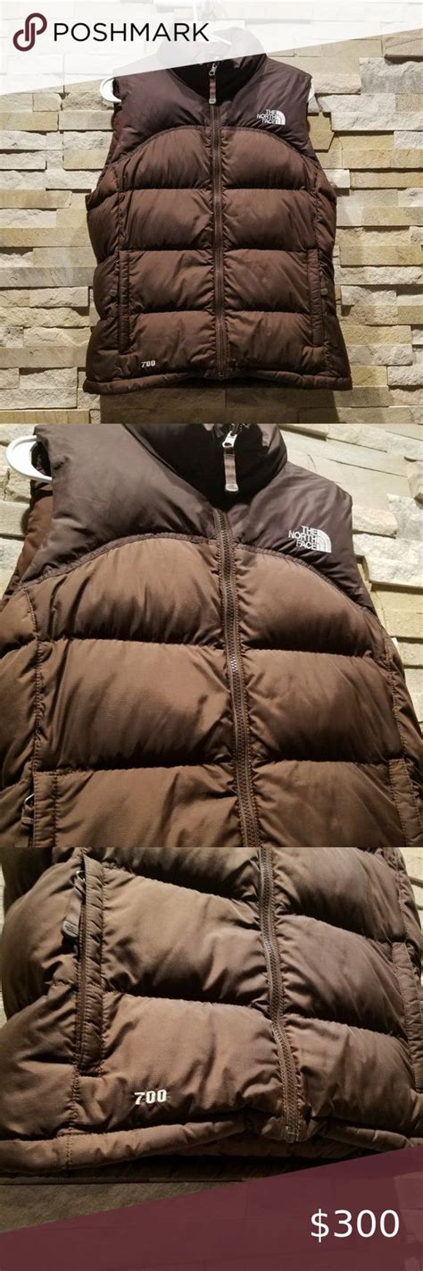 North Face Womens Small Brown Nuptse Puffer Vest S | North face women ...