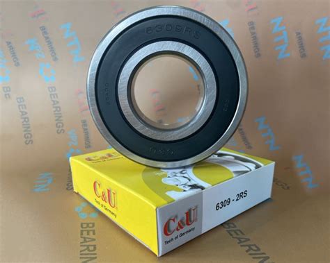 Vòng bi bạc đạn 6309 2RS C&U - Vinh Thinh Bearings