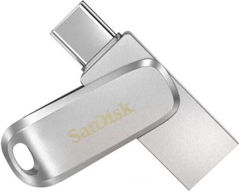 Флеш-накопитель USB 64GB Type-C SanDisk Ultra Dual Luxe Silver (SDDDC4 ...