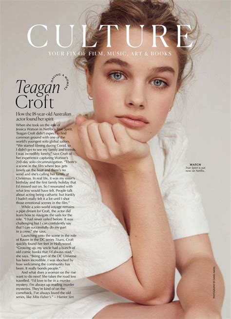 TEAGAN CROFT in Marie Claire Magazne, Australia March 2023 – HawtCelebs