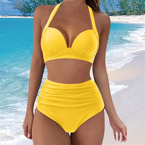 LEEy-world Plus Size Swimsuit for Women Women's High Cut Low Back One