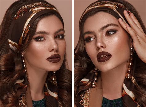 Рубрика LOOK&STYLE. Шоколадный макияж. Акцент на губы.