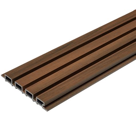 Фасадные стеновые реечные панели дпк CM WALL, Walnut (Орех) 26x219x3000 ...