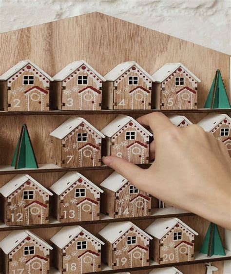 fill   personalised house advent calendar   lovely