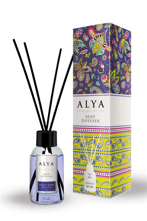 Alya Bambu Çubuklu Oda Kokusu Wave Marine ve Sweet Splash ve Violet