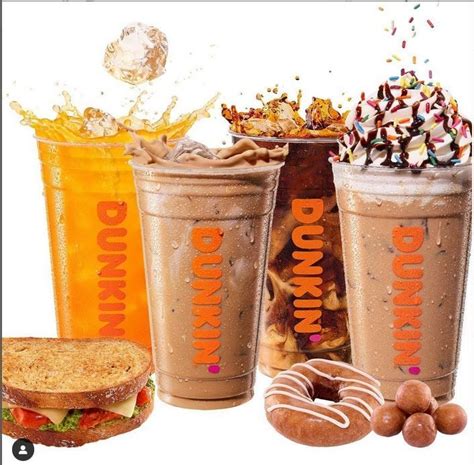 Dunkin Refreshers,Lattes, Donuts and Sandwiches | Spring drink menu ...