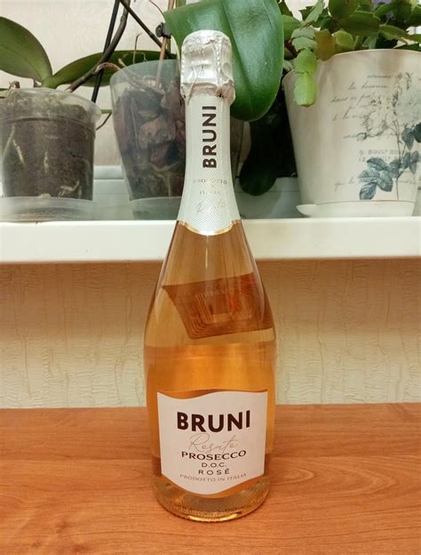 Вино игристое розовое брют Bruni Prosecco Rose Brut | отзывы