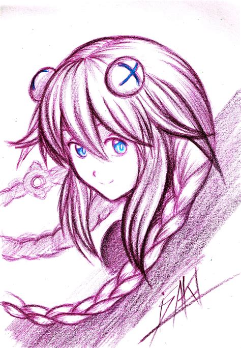 purple heart (neptune) drawn by isaki_tanaka | Danbooru