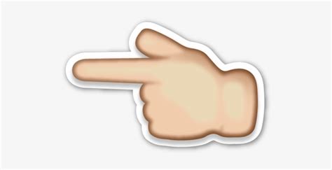 Hand Emoji Png Hd - Emoji Hand Pointing Left - 548x372 PNG Download ...