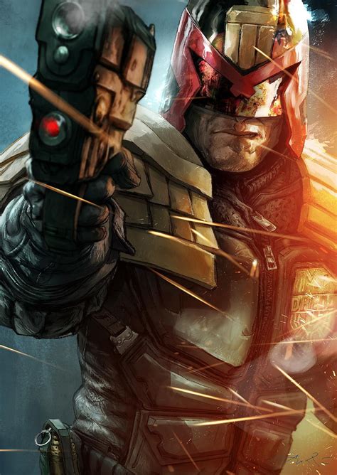 Cool Judge Dredd Geek Art | Geek art, Judge dredd, Comic book heroes