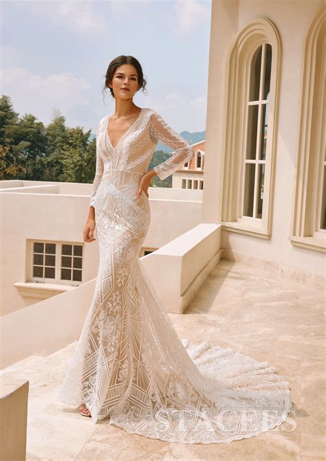 Gold lace wedding dress 60 photos - Astyledwedding.com