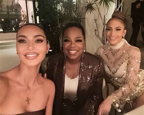 Oprah Winfrey celebrates 69th birthday with Kim Kardashian, J.Lo