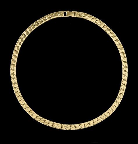 lot large gold necklace