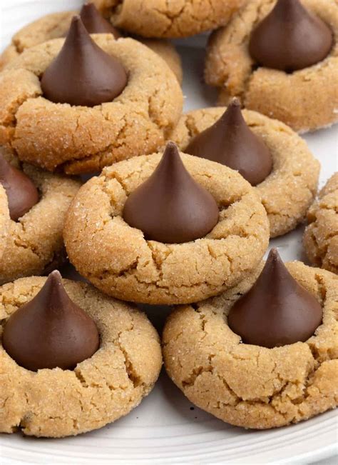 Peanut Butter Blossom Cookies - Design Eat Repeat