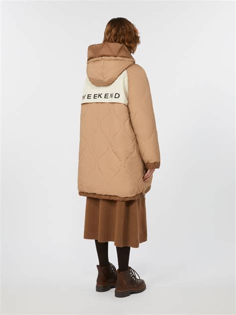 Reversible parka in water-resistant canvas, hazelnut brown | Weekend