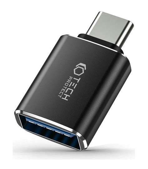 Juodas Type-C - USB OTG adapteris "Tech-Protect Ultraboost ...