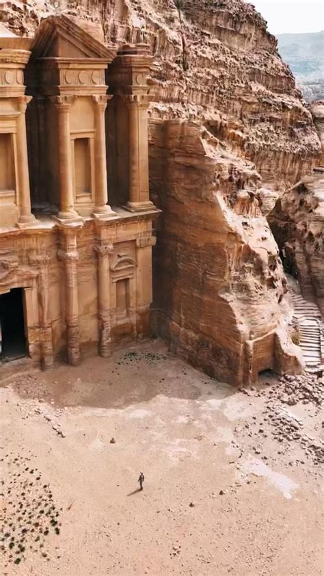 The Monastery at Petra, carved right into the mountainside! | City of ...